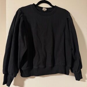 a new day Women's Black Crew Neck Sweatshirt